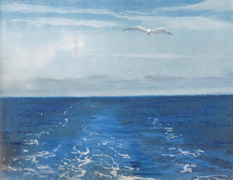 William Stott of Oldham Seagulls Astern Norge oil painting art